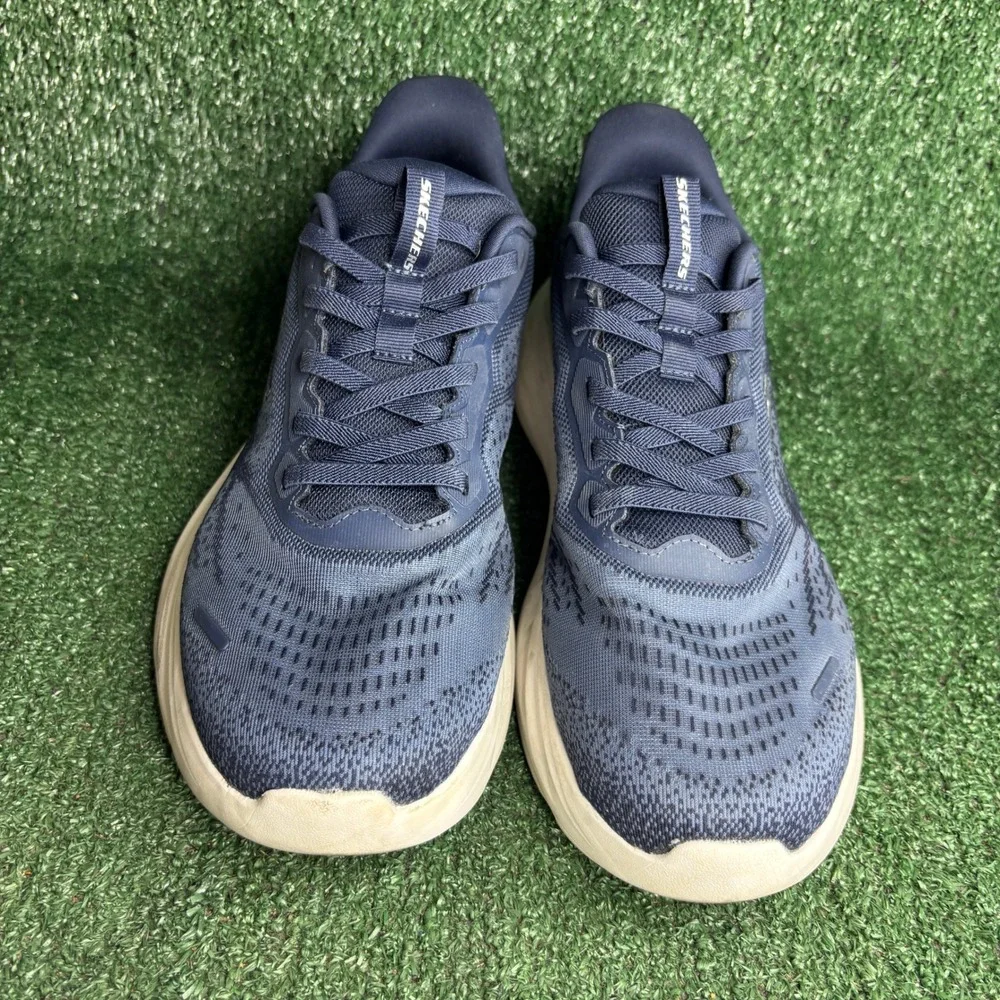 Skechers‎ Hands Free Swift Fit Premium Cushion Athletic Sneakers Navy Mens Sz 12